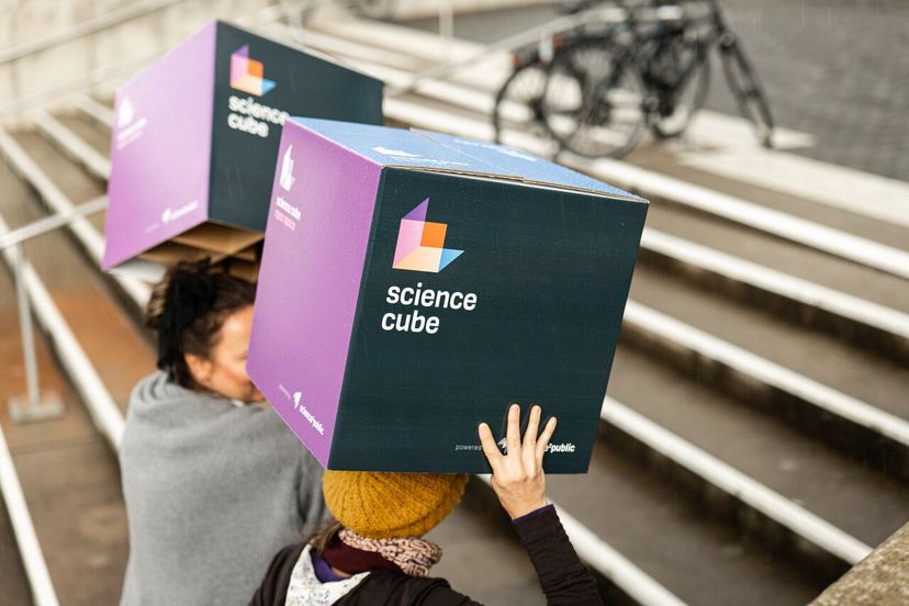 Wissenschaft ist keine Blackbox. Wissenschaft geht alle an. Der Science Cube stellt sich vor