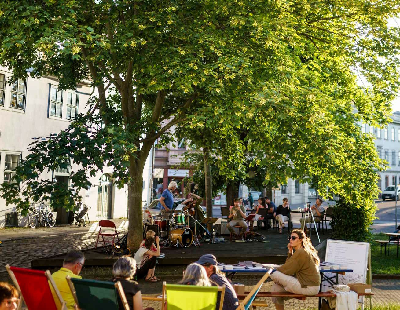 Konzert im Gartenlokal