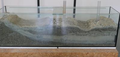 Grundwasserleiter im Aquarium 