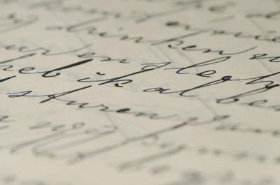 Tinte, Schrift